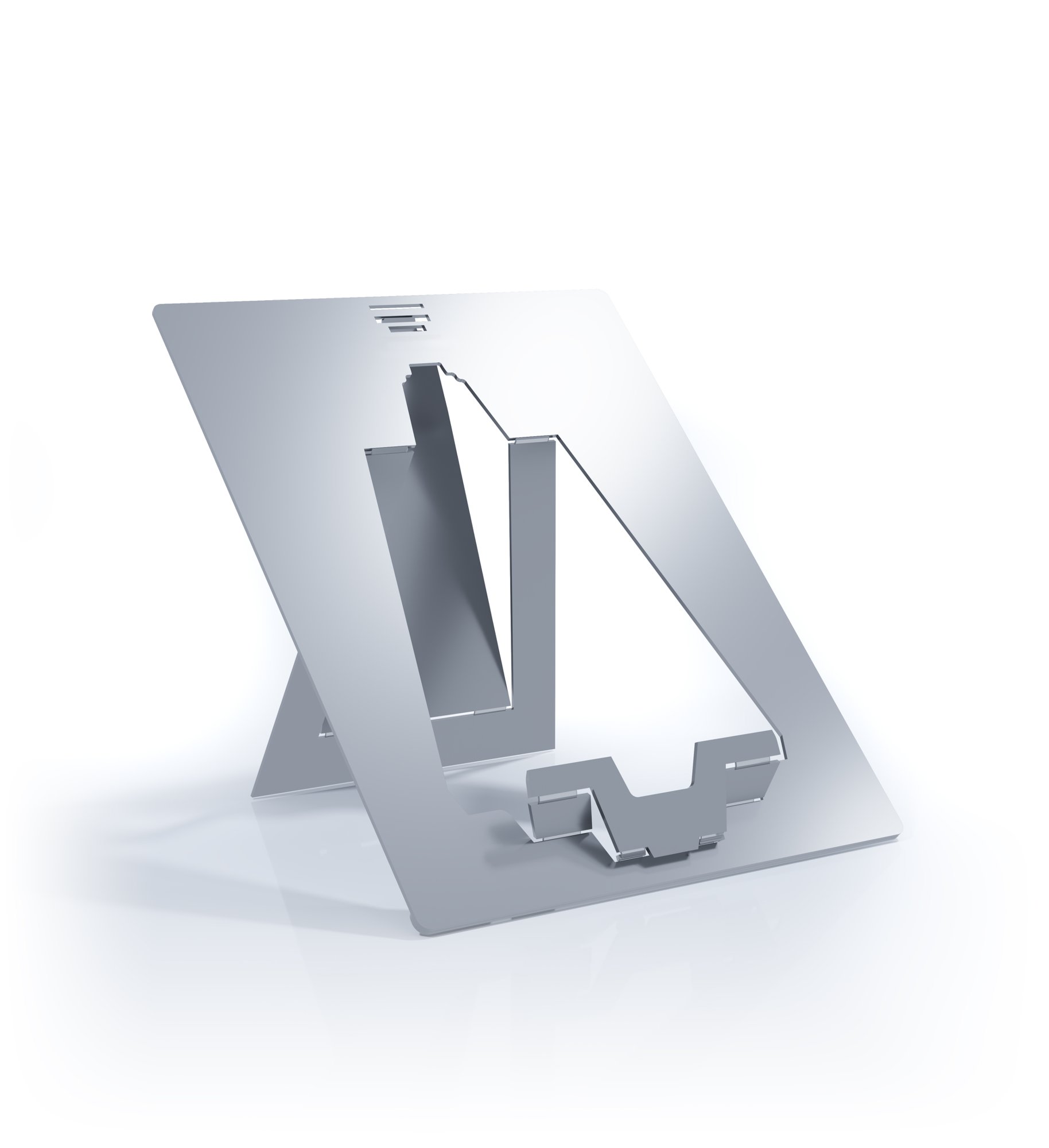 ULTRA-LIGHT LAPTOP STAND - NATURAL ALUMI