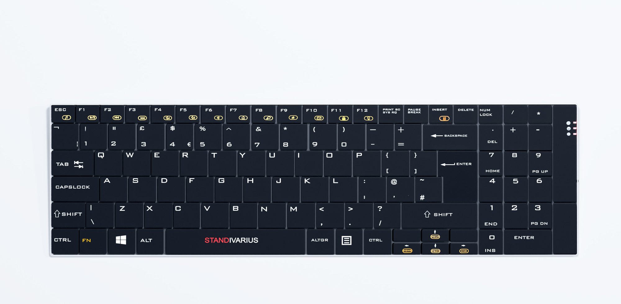 2.4 GHZ WIRELESS RECHARGEABLE KEYBOARD W