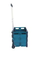 COLLAPSIBLE SHOPPING CART BLUE/BLACK