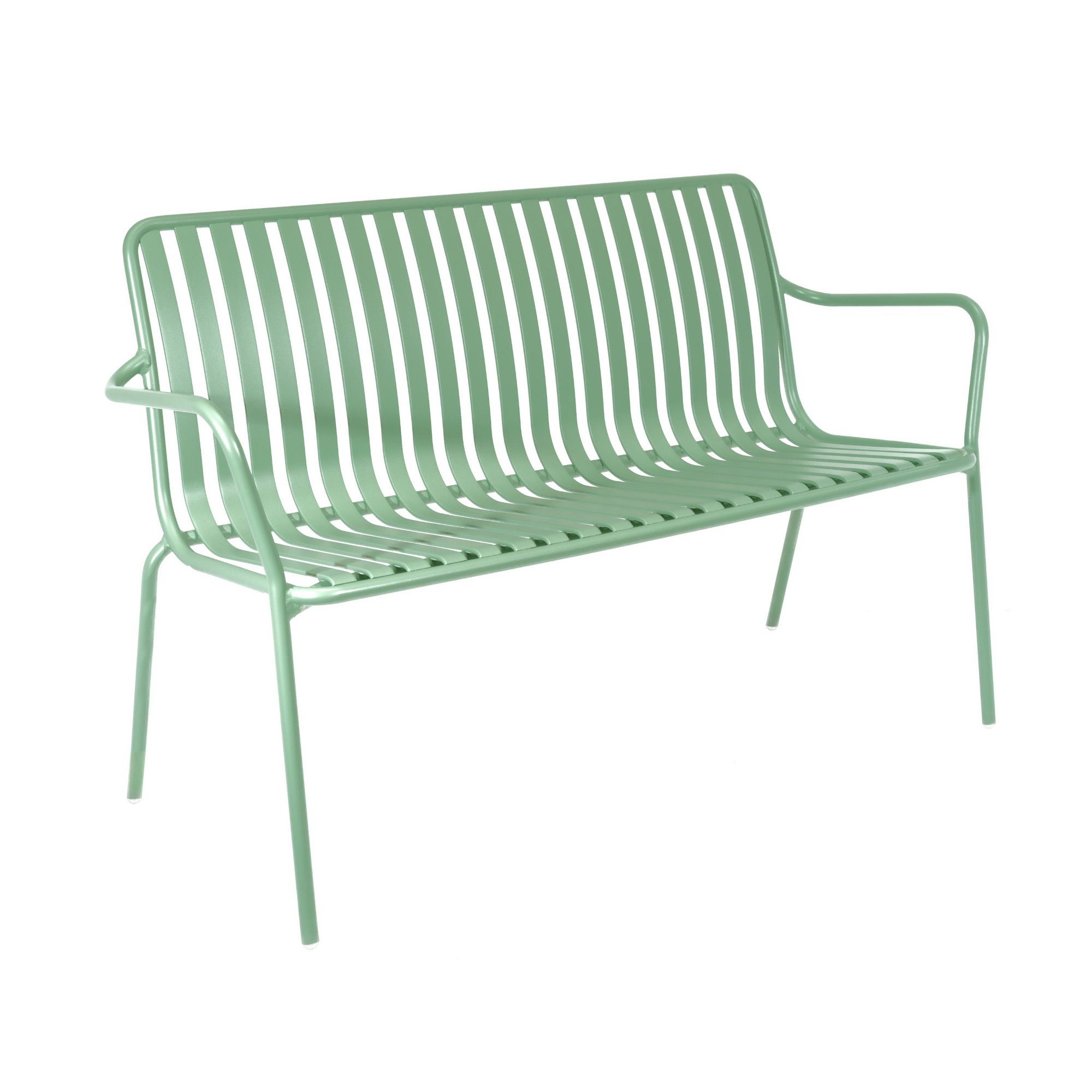 BREEZE ALUMINIUM 2 SEATER ARMCHAIR BENCH