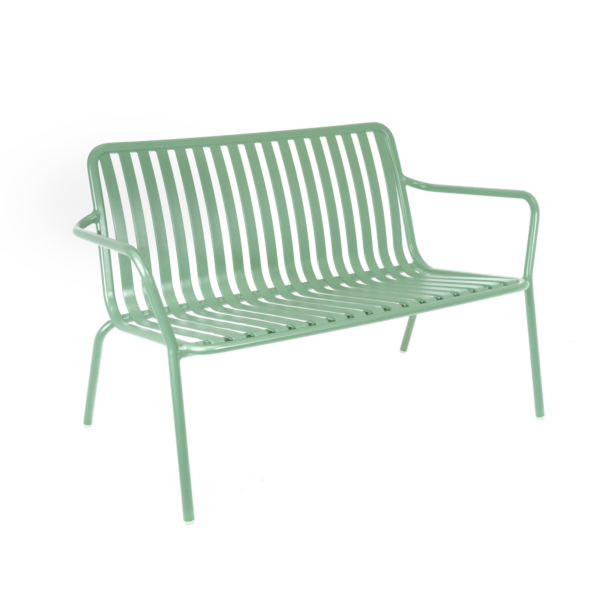 BREEZE ALUMINIUM 2 SEATER ARMCHAIR BENCH