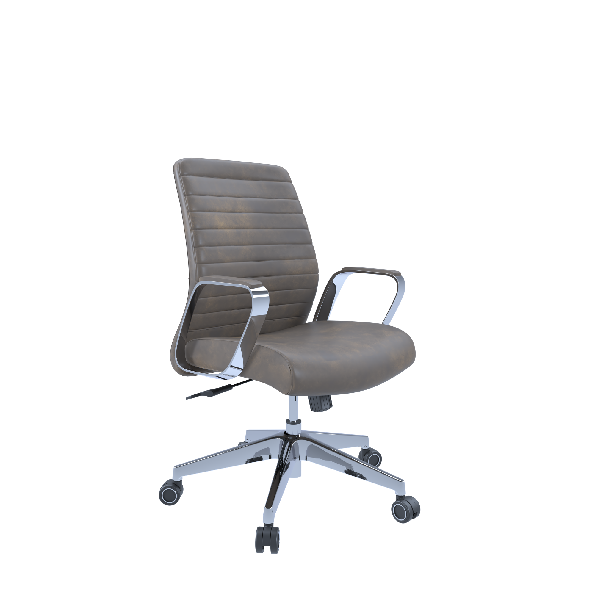 DAWN MID BACK LEATHER EXECUTIVE CHAIR