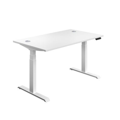 Economy Sit Stand Desk (FSC) 1200 X 800 White/White Economy Sit Stand Desk (FSC) 1200 X 800 White/White