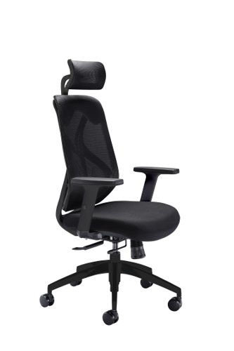 Maldini+High+Back+Office+Chair+Black%2FBlack