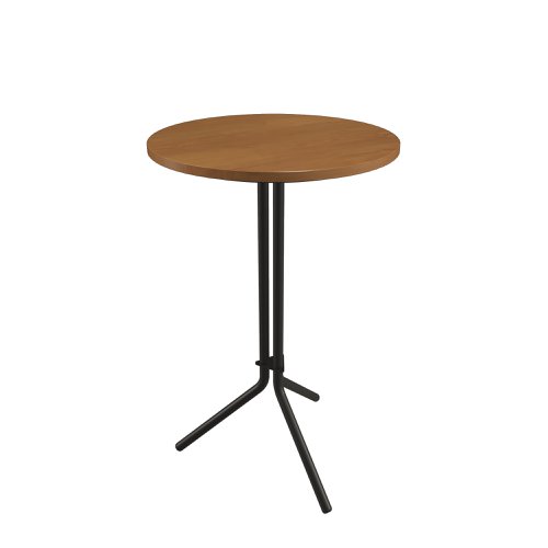 Ledge Tall Table 600 Diameter Elm Wooden Top Ledge Tall Table 600 Diameter Elm Wooden Top