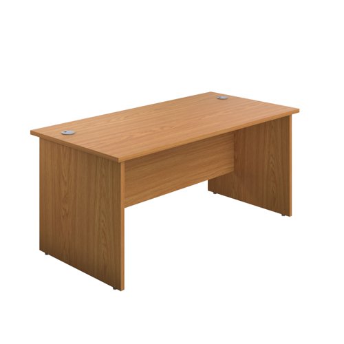 Panel+Rectangular+Desk%3A+800mm+Deep+1600X800+Nova+Oak