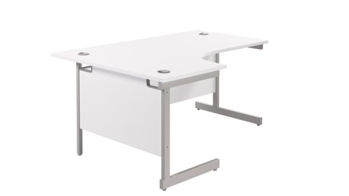 Single+Upright+Left+Hand+Radial+Desk+1600+X+1200+White%2FSilver
