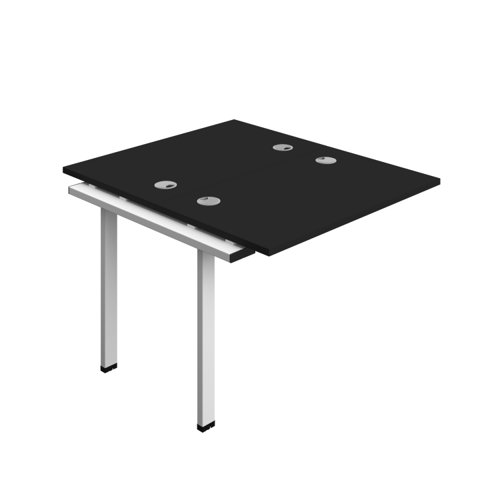 Synergy Bench Extension with Cable Ports: 2 Person (FSC) : 1000 700 Black/White Synergy Bench Extension with Cable Ports: 2 Person (FSC) : 1000 700 Black/White