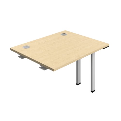Synergy Bench Extension with Cable Ports: 1 Person (FSC) : 1000 800 Maple/Silver Synergy Bench Extension with Cable Ports: 1 Person (FSC) : 1000 800 Maple/Silver