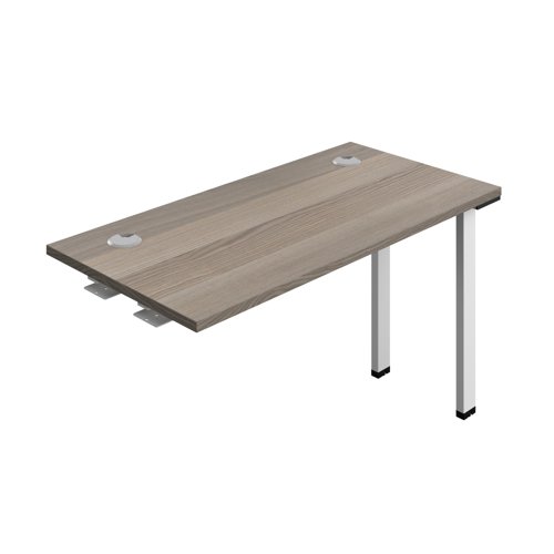 Synergy Bench Extension with Cable Ports: 1 Person (FSC) : 1200 600 Grey Oak/White Synergy Bench Extension with Cable Ports: 1 Person (FSC) : 1200 600 Grey Oak/White