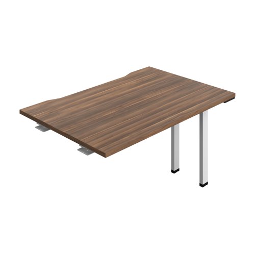 Synergy Bench Extension with Cut Out: 1 Person (FSC) : 1200 800 Dark Walnut/White Synergy Bench Extension with Cut Out: 1 Person (FSC) : 1200 800 Dark Walnut/White