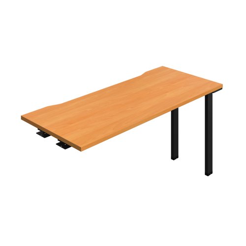 Synergy Bench Extension with Cut Out: 1 Person (FSC) : 1400 600 Beech/Black Synergy Bench Extension with Cut Out: 1 Person (FSC) : 1400 600 Beech/Black