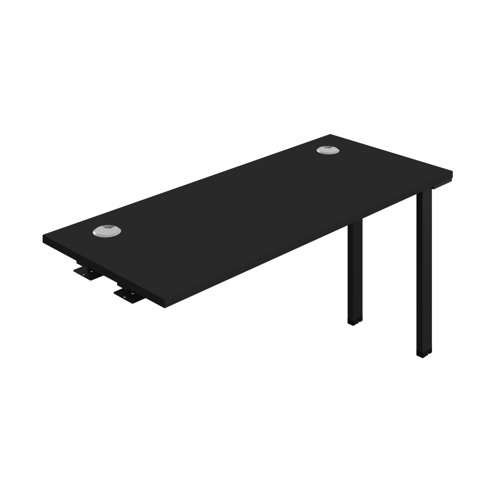 Synergy Bench Extension with Cable Ports: 1 Person (FSC) : 1400 600 Black/Black Synergy Bench Extension with Cable Ports: 1 Person (FSC) : 1400 600 Black/Black