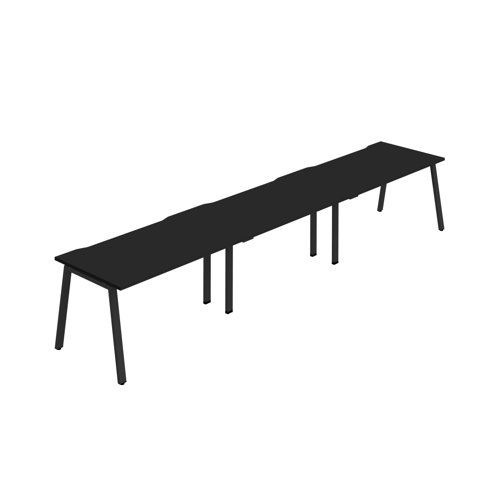 Synergy 3SP Bench Desk 1400X800mm A-Frame Black/Black Synergy 3SP Bench Desk 1400X800mm A-Frame Black/Black