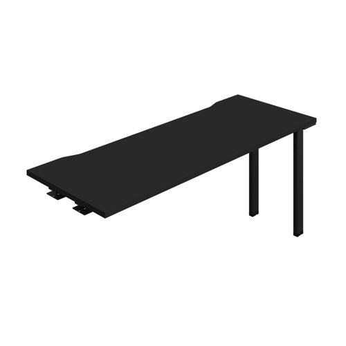 Synergy Bench Extension with Cut Out: 1 Person (FSC) : 1600 600 Black/Black Synergy Bench Extension with Cut Out: 1 Person (FSC) : 1600 600 Black/Black