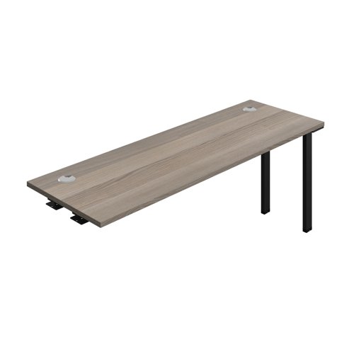 Synergy Bench Extension with Cable Ports: 1 Person (FSC) : 1800 600 Grey Oak/Black Synergy Bench Extension with Cable Ports: 1 Person (FSC) : 1800 600 Grey Oak/Black