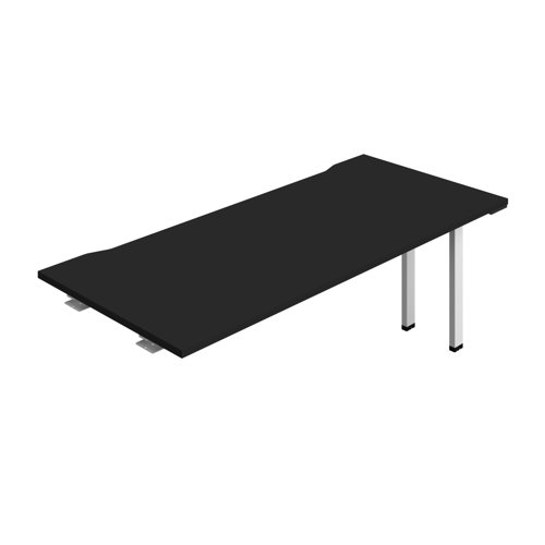 Synergy Bench Extension with Cut Out: 1 Person (FSC) : 1800 800 Black/White Synergy Bench Extension with Cut Out: 1 Person (FSC) : 1800 800 Black/White