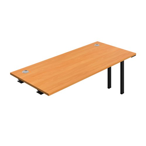 Synergy Bench Extension with Cable Ports: 1 Person (FSC) : 1800 800 Beech/Black Synergy Bench Extension with Cable Ports: 1 Person (FSC) : 1800 800 Beech/Black