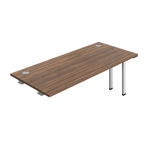 Synergy Bench Extension with Cable Ports: 1 Person (FSC) : 1800 800 Dark Walnut/White Synergy Bench Extension with Cable Ports: 1 Person (FSC) : 1800 800 Dark Walnut/White