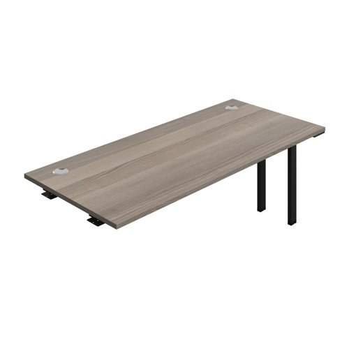 Synergy Bench Extension with Cable Ports: 1 Person (FSC) : 1800 800 Grey Oak/Black Synergy Bench Extension with Cable Ports: 1 Person (FSC) : 1800 800 Grey Oak/Black