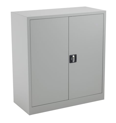 TC Steel Double Door Cupboard 1000 Grey