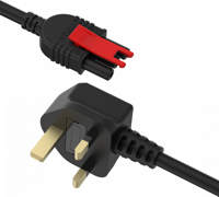 MAINS LEAD: 1.5MM CABLE: 3 PIN UK PLUG: