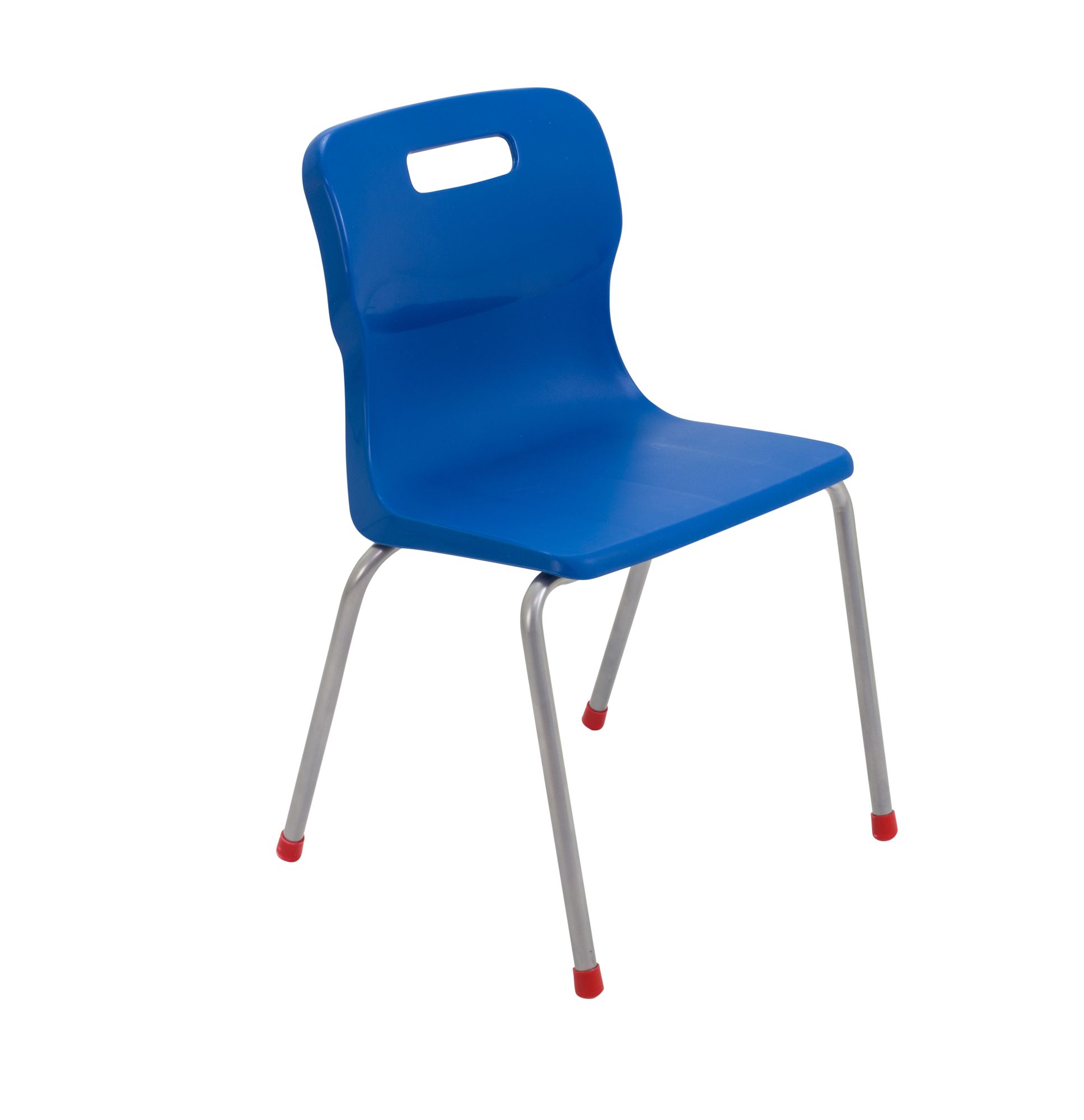Titan 4 Leg Chair 380mm Blue KF72185 Titan 4 Leg Chair 380mm Blue KF72185