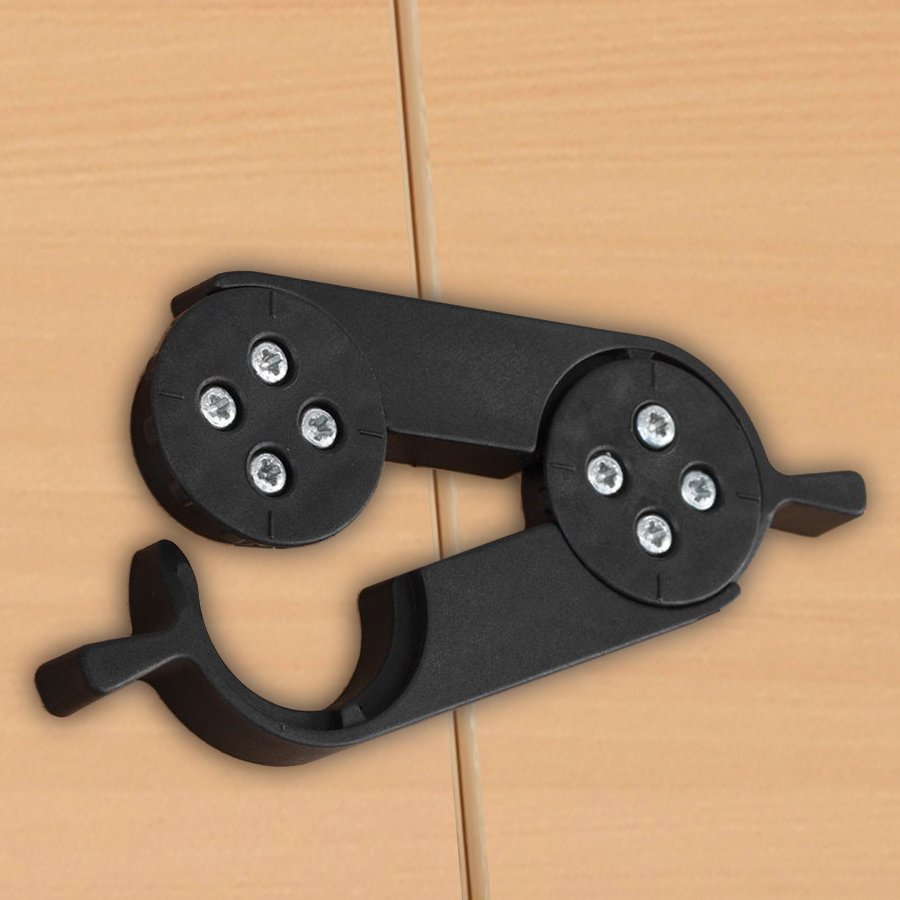 UNDER DESK LINKING MECHANISM BLACK (PAIR