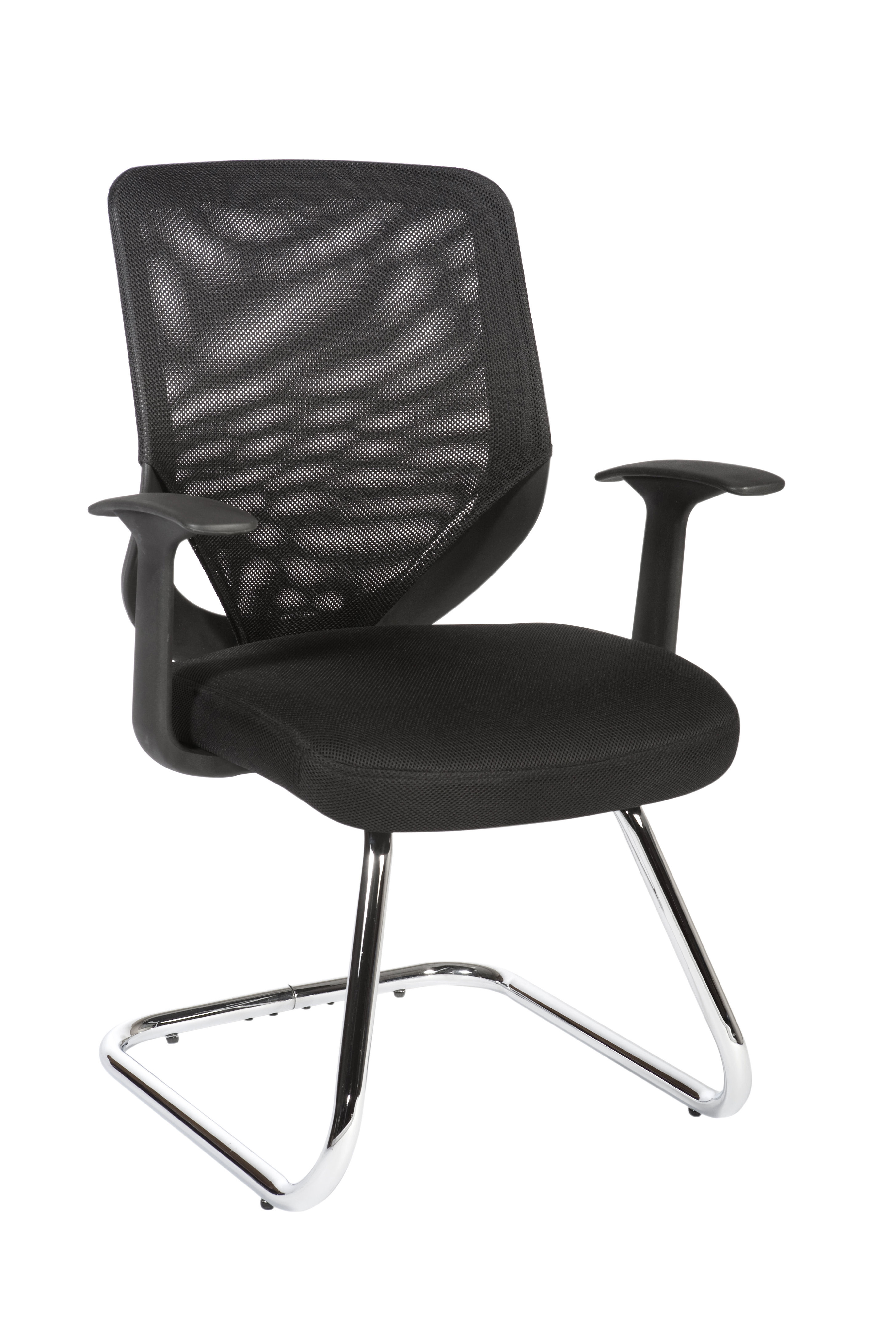 1102 NOVA MESH BACK BLACK VISITOR CHAIR