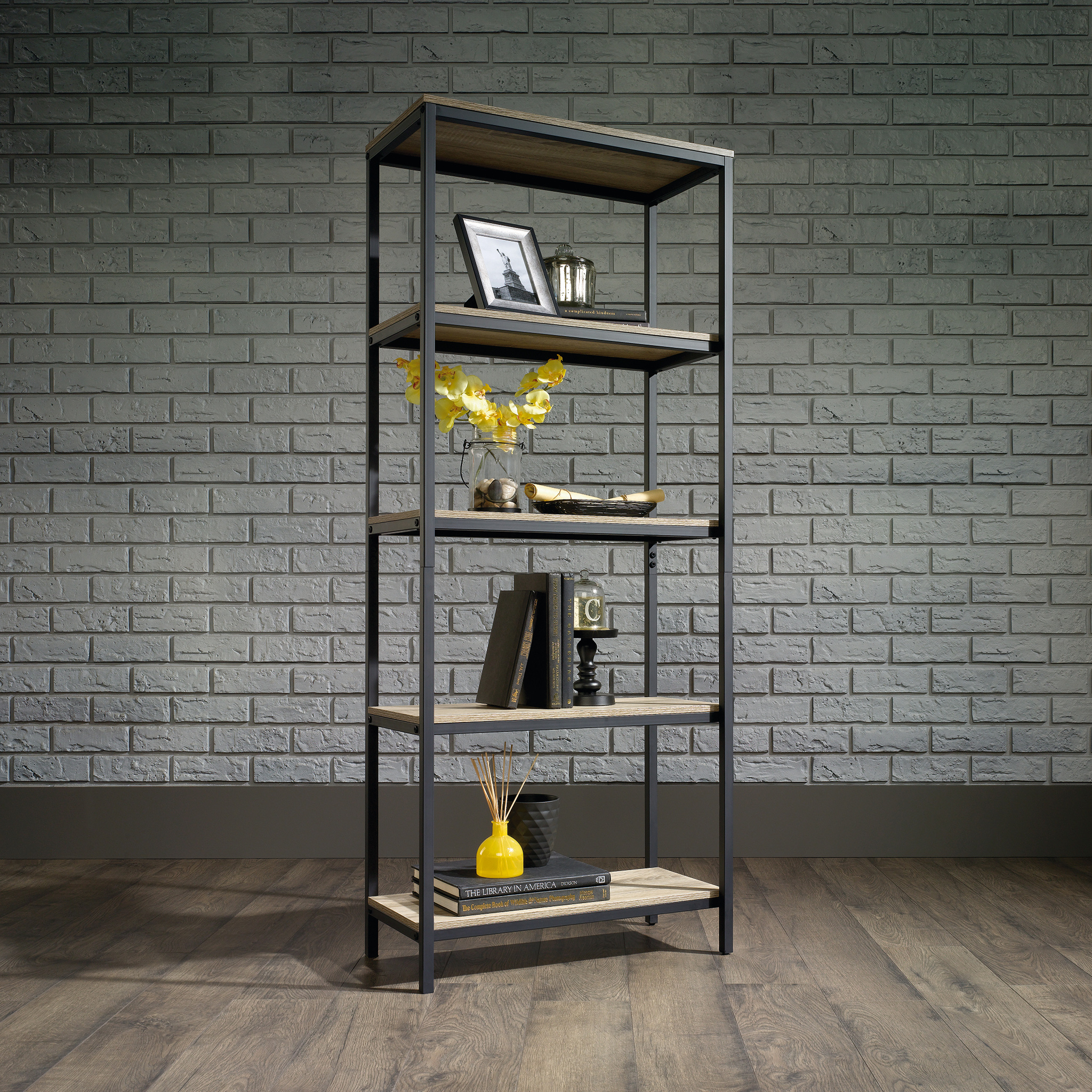 TEKNIK INDUSTRIAL STYLE 4 SHELF BOOKCASE