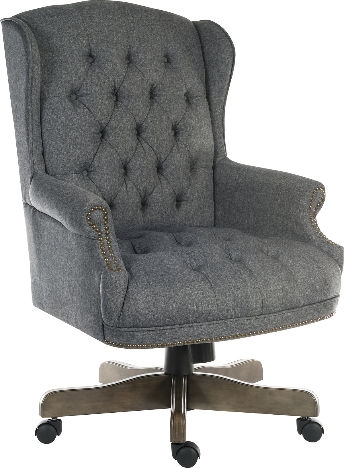 6927GREY CHAIRMAN GREY FABRIC CHAIR