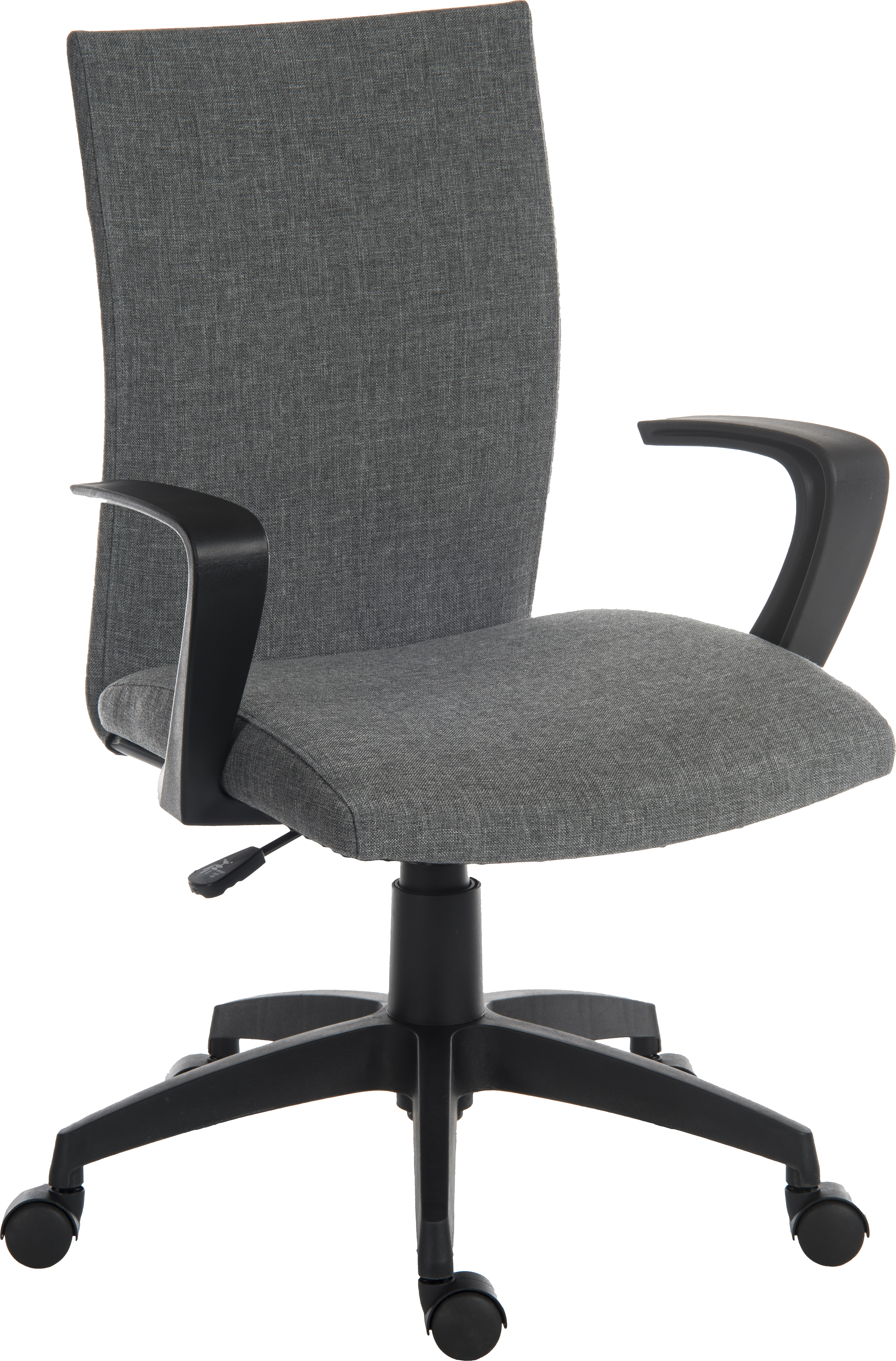 6931GREY FABRIC WORK CHAIR
