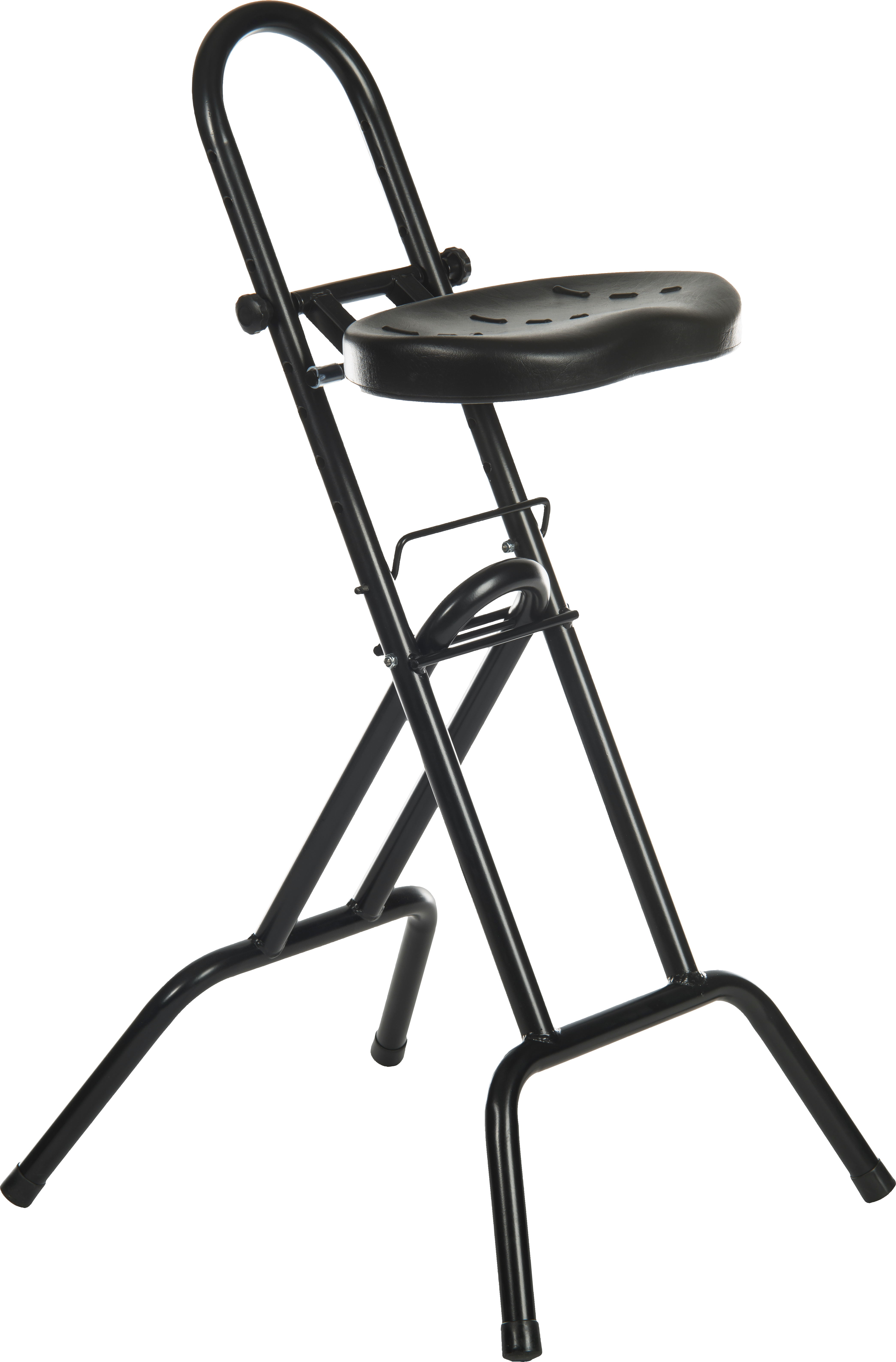6937 SUPPORT BLACK STOOL