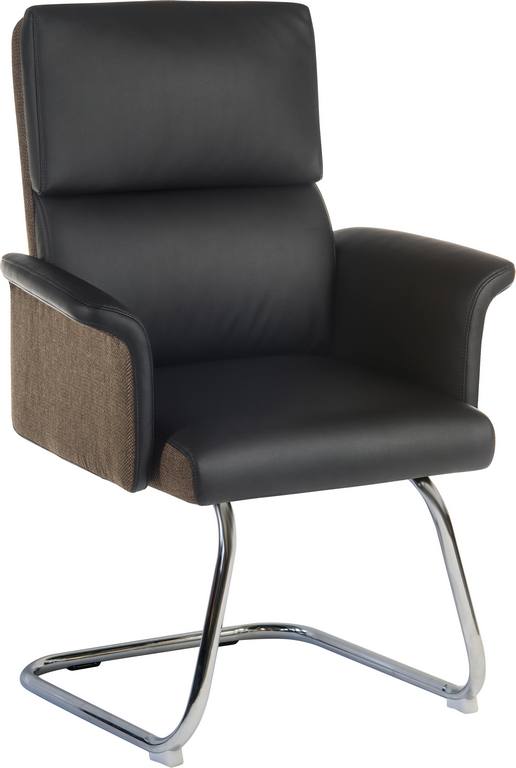 6959BLK ELEGANCE MED VISITOR CHAIR BLACK