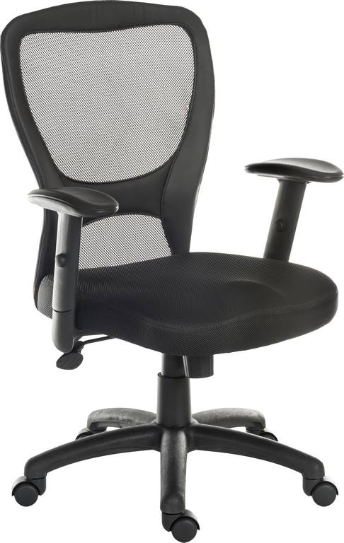 6967 MISTRAL BLACK MESH BACKED CHAIR