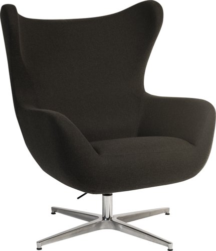 Teknik Office Fjord Nest chair in Carbon with high curving back Mainline Plus fabric Teknik Office Fjord Nest chair in Carbon with high curving back Mainline Plus fabric