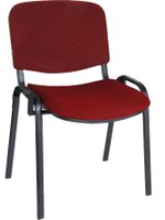 CONFERENCE FABRIC CHAIR BURGUNDY