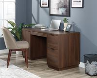 Teknik Office Elstree Double Pedestal Desk Spiced Mahogany