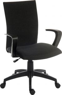 WORK STUDENT FABRIC EXEC CHAIR BLACK