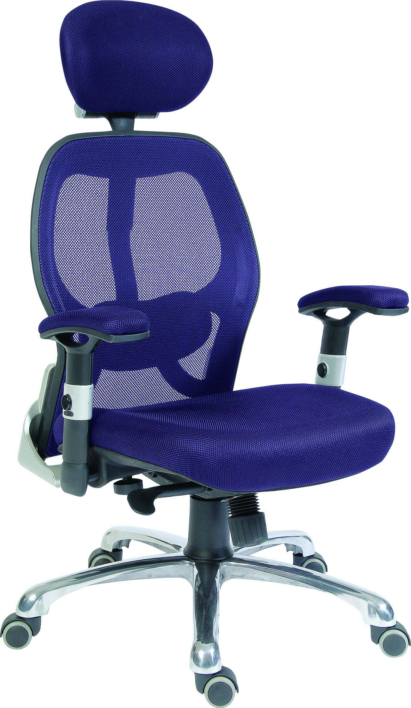 OA1013BLU COBHAM BLUE MESH CHAIR