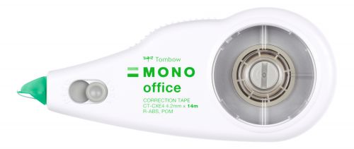 Correction Tape Tombow MONO Office CXE4 Refillable Correction Tape Roller 4.2mmx14m White