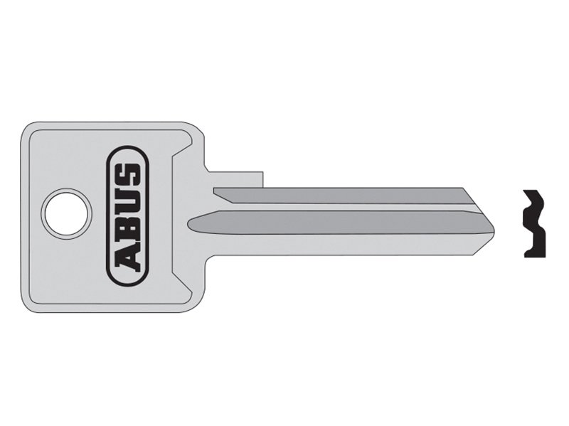 ABU 85/50 50MM +60 LEFT HAND KEY BLANK