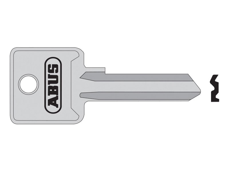 ABU 85/50 50MM +60 RIGHT HAND KEY BLANK