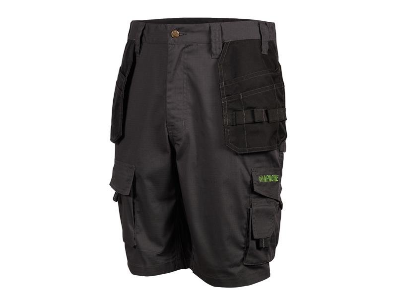 APA GREY RIP-STOP HOLSTER SHORTS WAIST 3