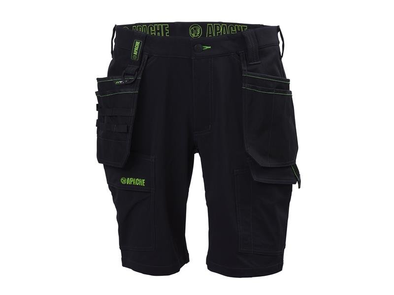 APA WHISTLER BLACK STRETCH HOLSTER SHORT