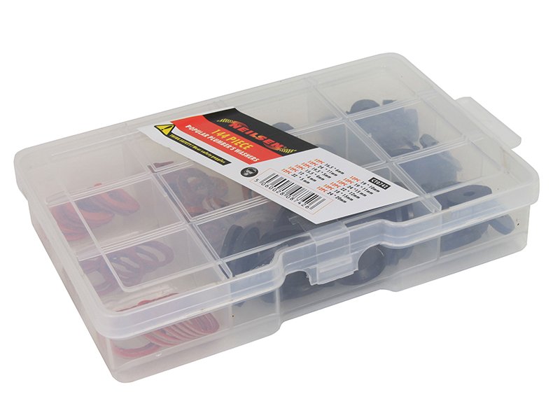 ARC POPULAR PLUMBERS WASHER KIT 144 PIEC