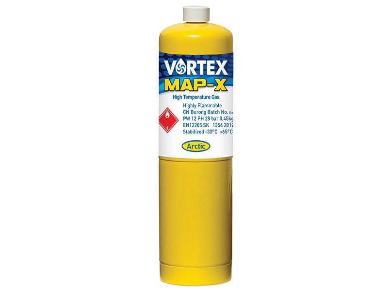 ARC VORTEX MAP-X BRAZING GAS CYLINDER