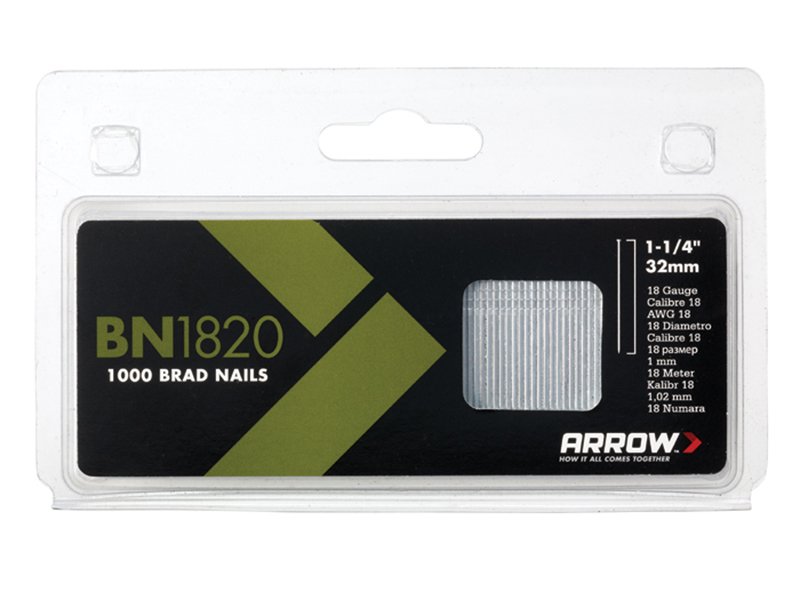 ARR BN1820 BRAD NAILS 32MM 18G (PACK 100