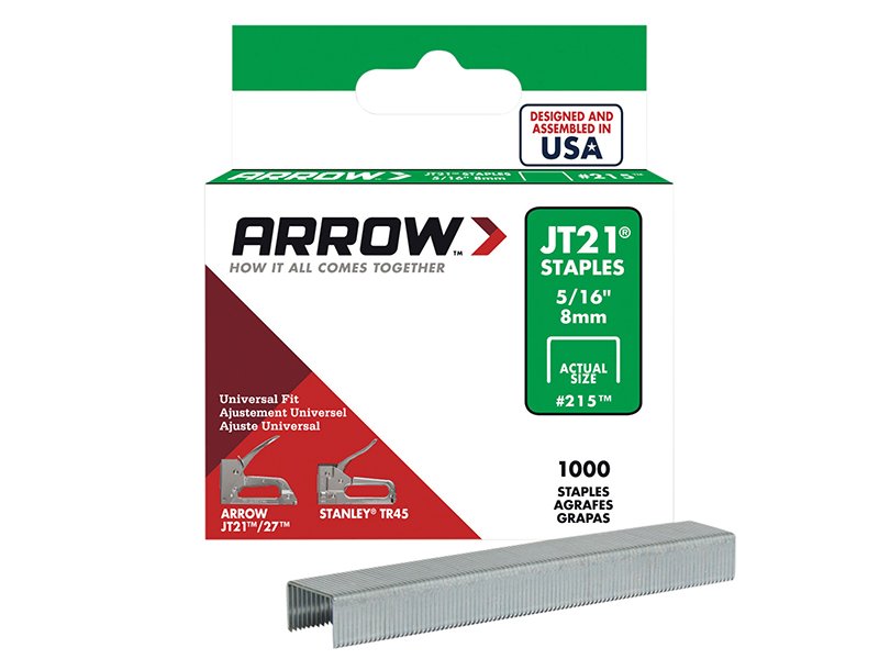 ARR JT21 T27 STAPLES 8MM ( 5/16IN) (BOX