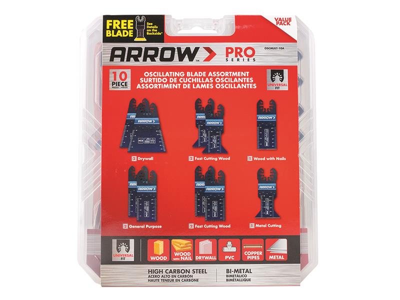 ARR OSCILLATING MULTI-TOOL BLADE ASSORTM